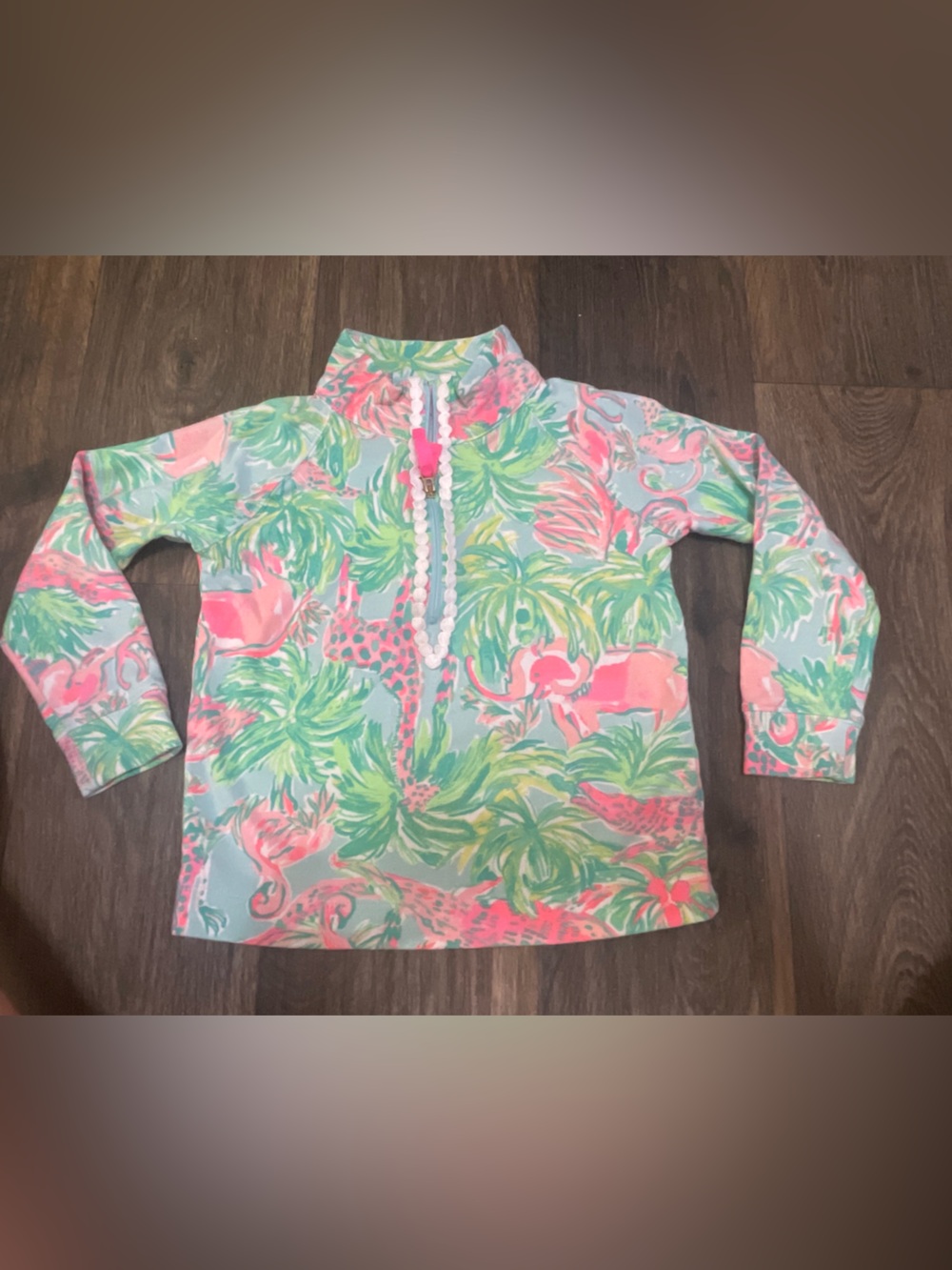 Lilly Pulitzer Girls Skipper Popover Sz S 4-5